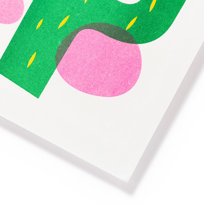 Riso Print - Cactus