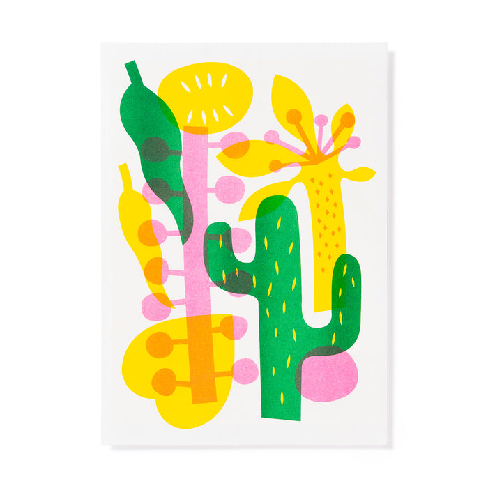 Riso Print - Cactus