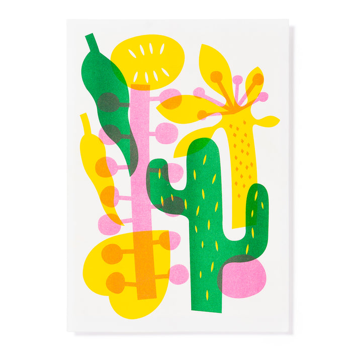 Riso Print - Cactus