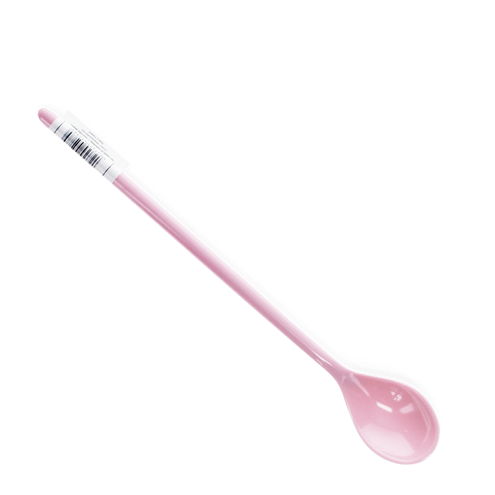 Pink Melamine Long-handled Spoon