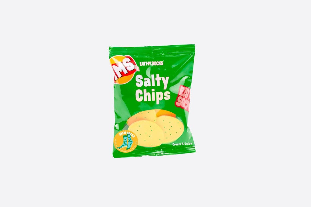 Salty Chips Cream & Onion Socks