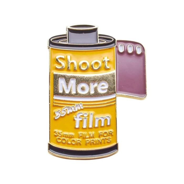 Shoot More 35mm Film Pin