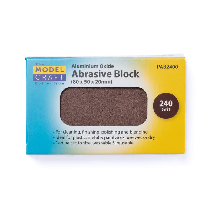 Aluminium Oxide Abrasive Block - 240 Grit