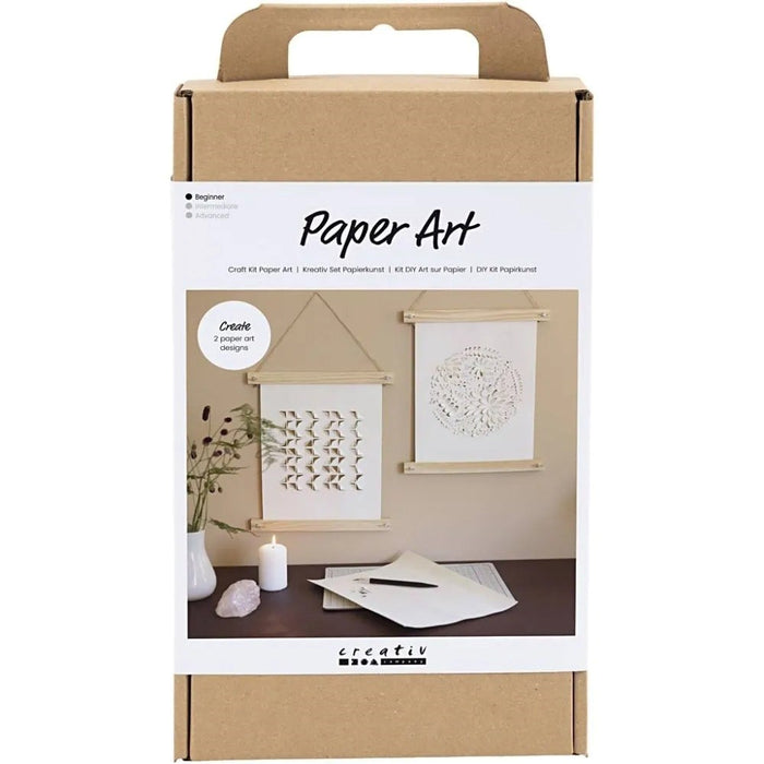 Paper Art Kit - White