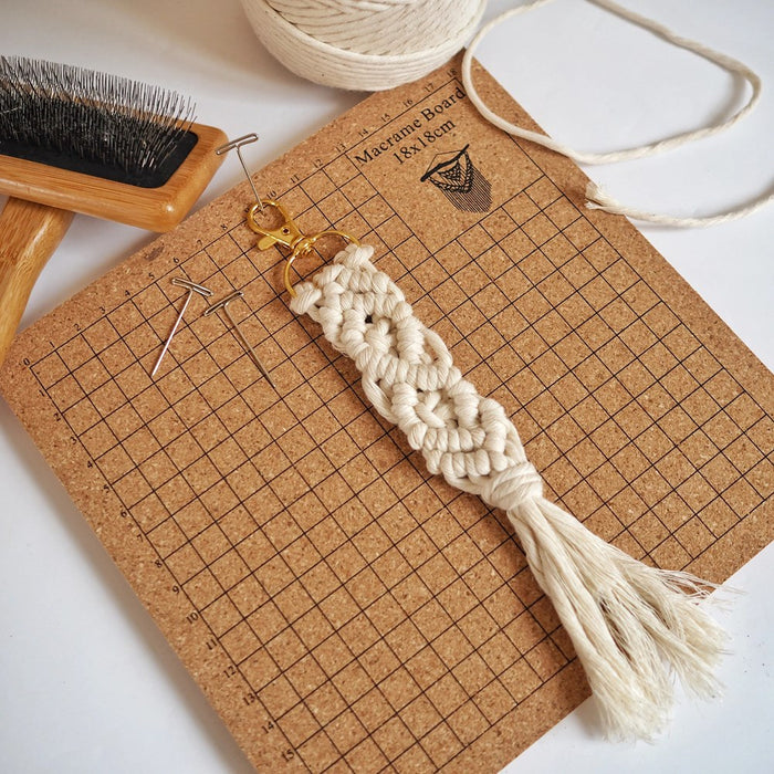 Macrame Cork Board 18x18cm