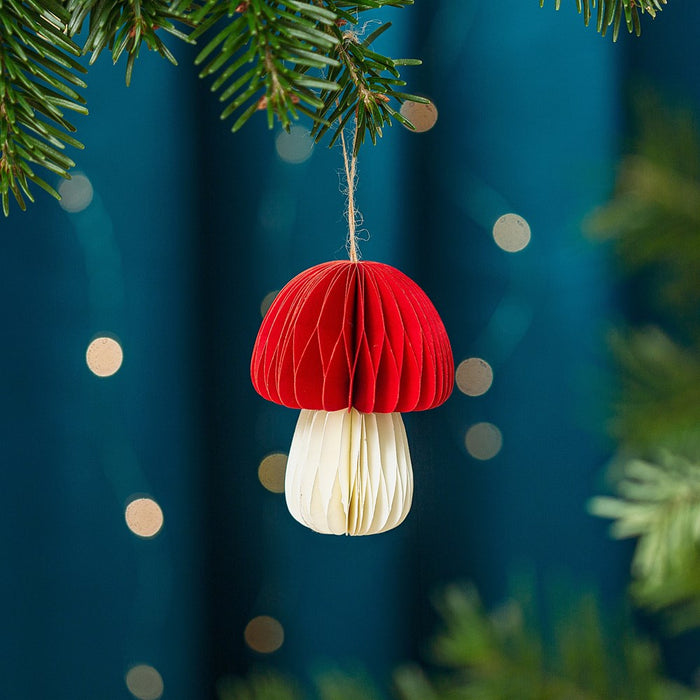 Honeycomb Mushroom Paper Hanging Decoration