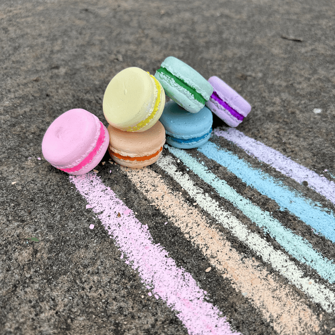 Handmade Sidewalk Chalk - Petite Macarons