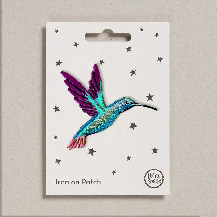 Iron On Patch Hummingbird