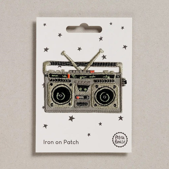 Iron On Patch Boom Box