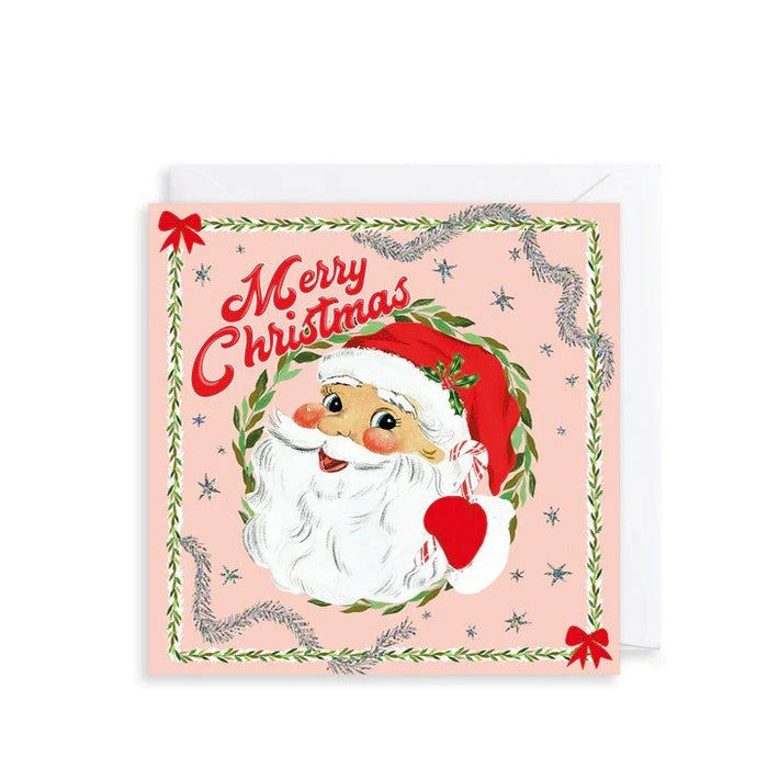 Smiling Santa Boxed Christmas Cards x 8