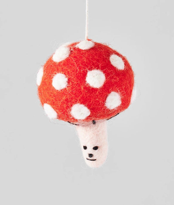 Mushroom Felt Decoration