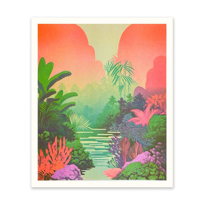 Ombre Landscape Riso Print (12x10)