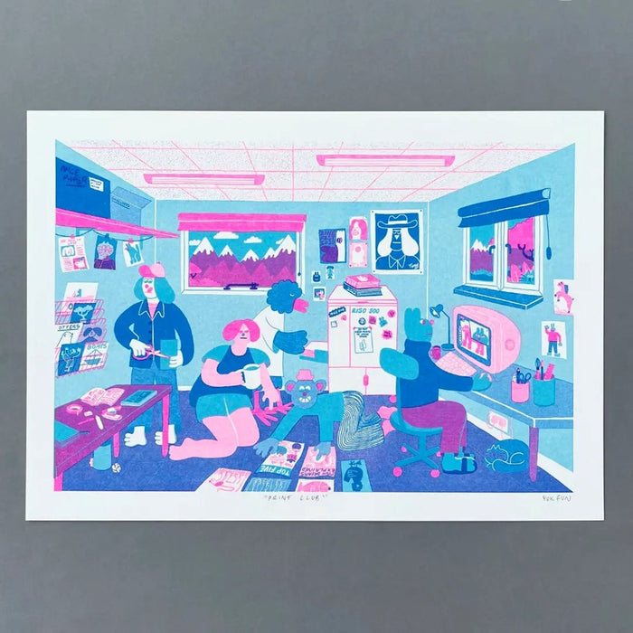 Print Club Riso Art Print