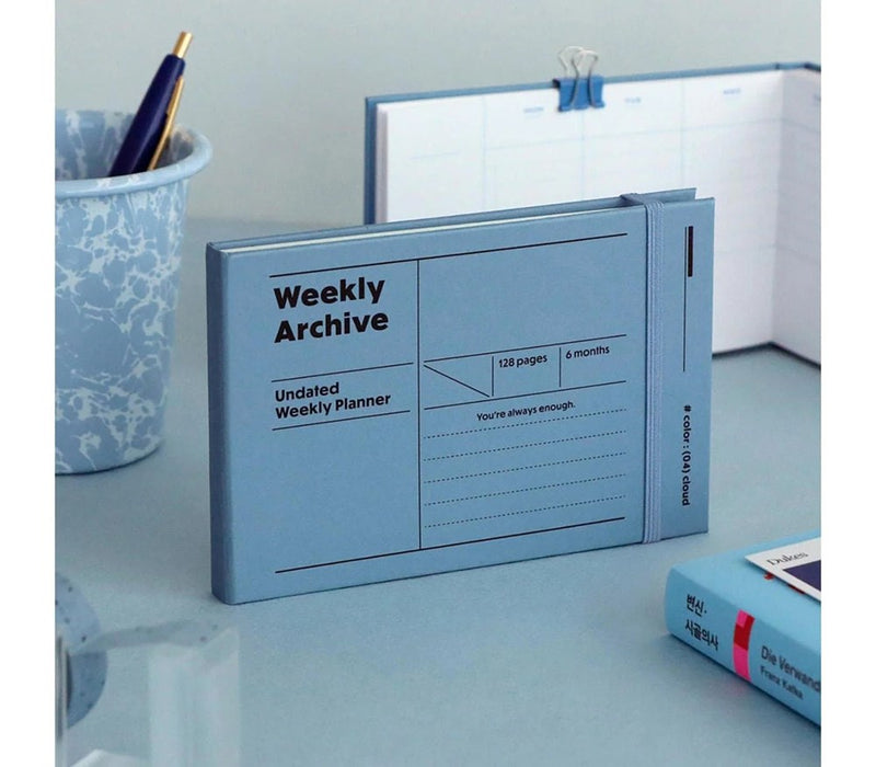 Undated Weekly Archive Planner