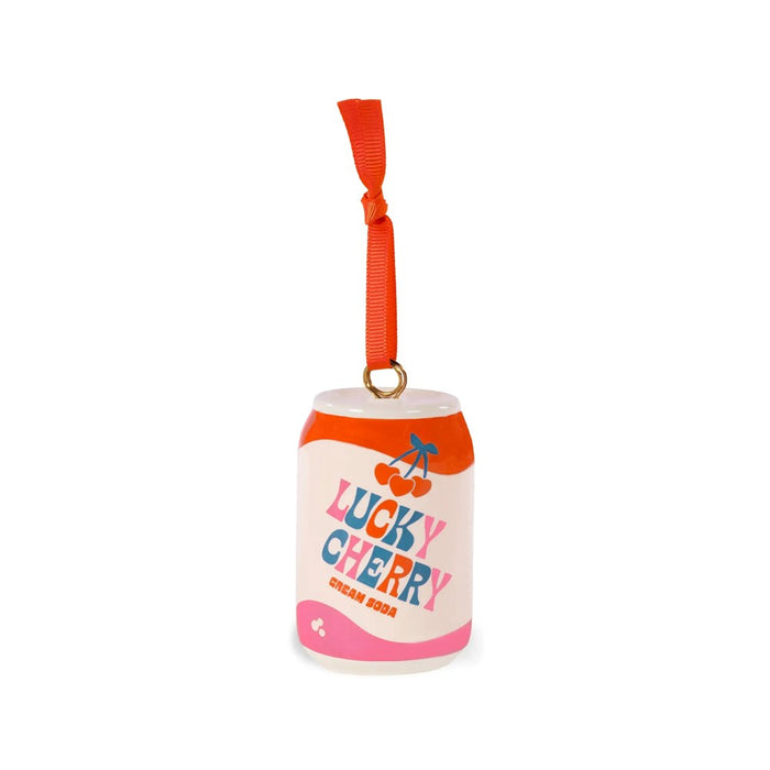 Lucky Cherry Soda Ornament