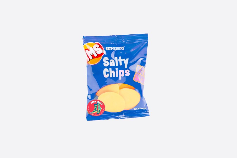 Salty Chips Socks - Blue