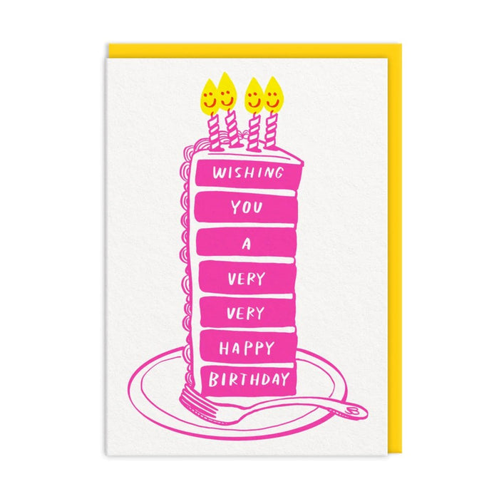 Birthday Cake Slice Card