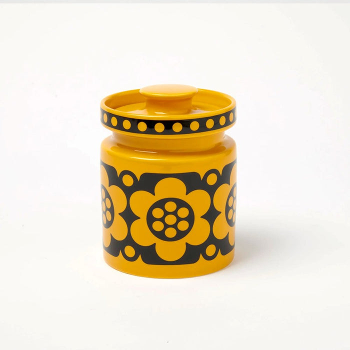 Magpie X Hornsea Mini Jar - Yellow Geo Flower