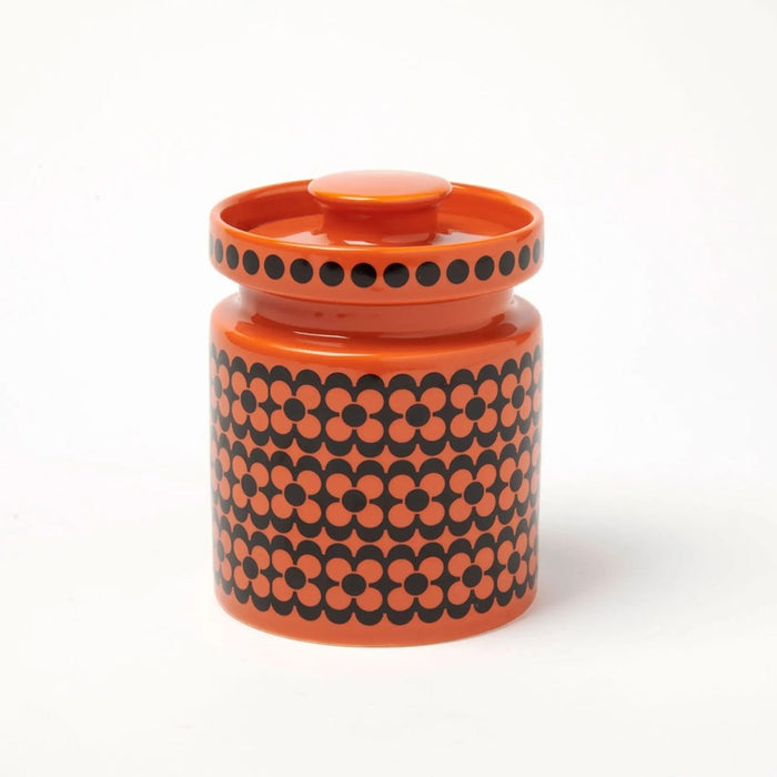 Magpie X Hornsea Mini Jar - Orange Repeat Flower