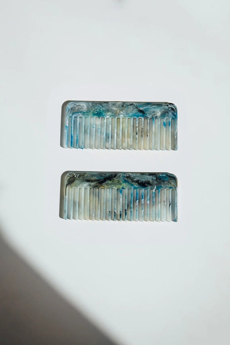 Recycled Plastic Comb Marble