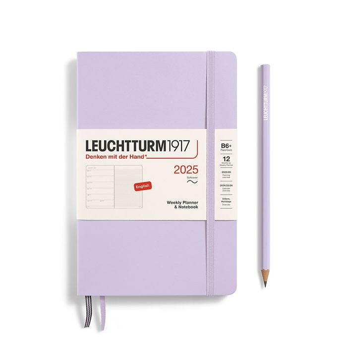 Weekly Planner & Notebook Paperback (B6+) 2025, Softcover