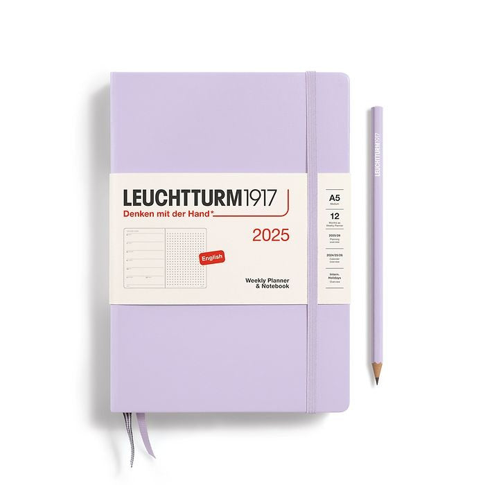 Weekly Planner & Notebook Dotted Medium (A5) 2025