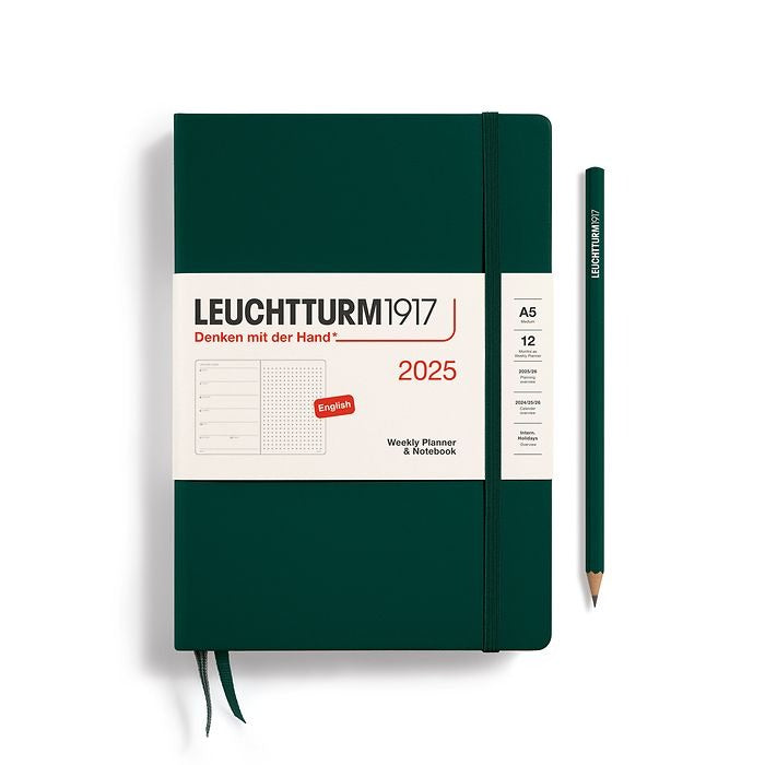 Weekly Planner & Notebook Dotted Medium (A5) 2025