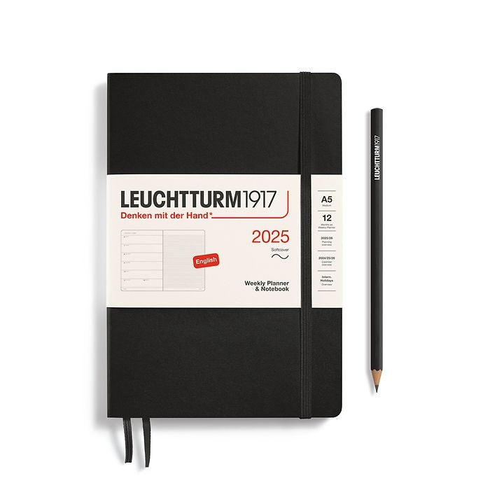 Weekly Planner & Notebook Medium (A5) 2025, Softcover