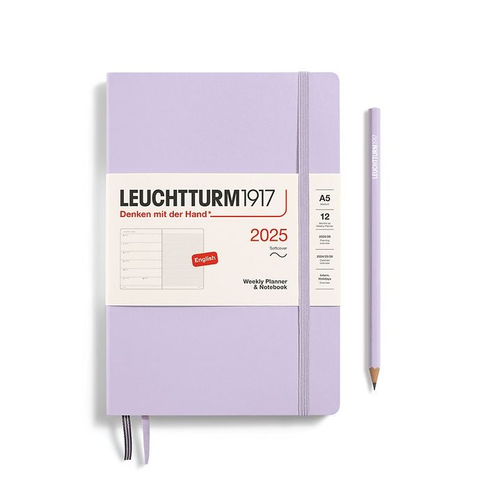 Weekly Planner & Notebook Medium (A5) 2025, Softcover