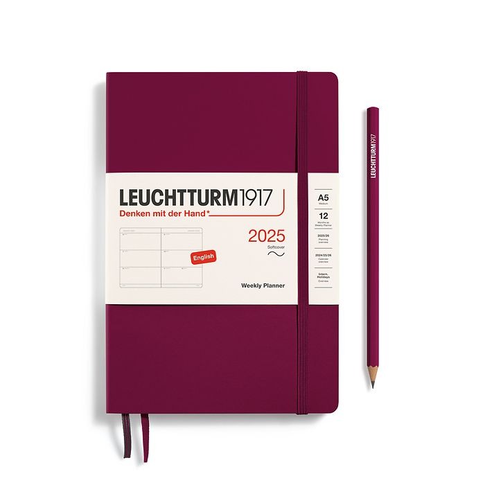 Weekly Planner Medium (A5) 2025, Softcover