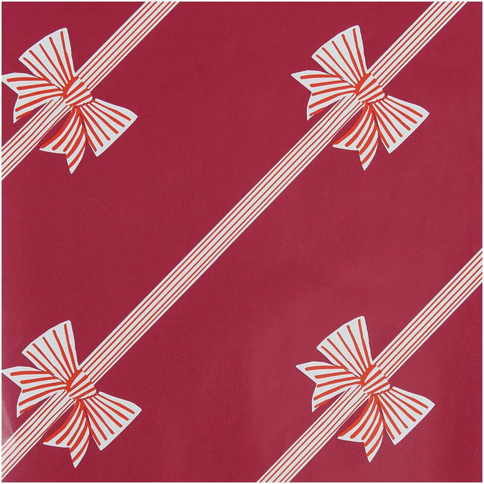 Wrapping Paper Bows Stripes