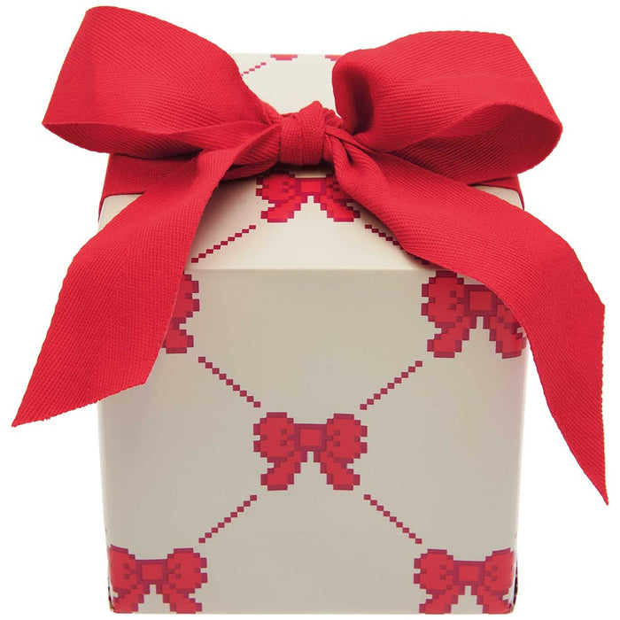 Wrapping Paper Pixel Bows Cream