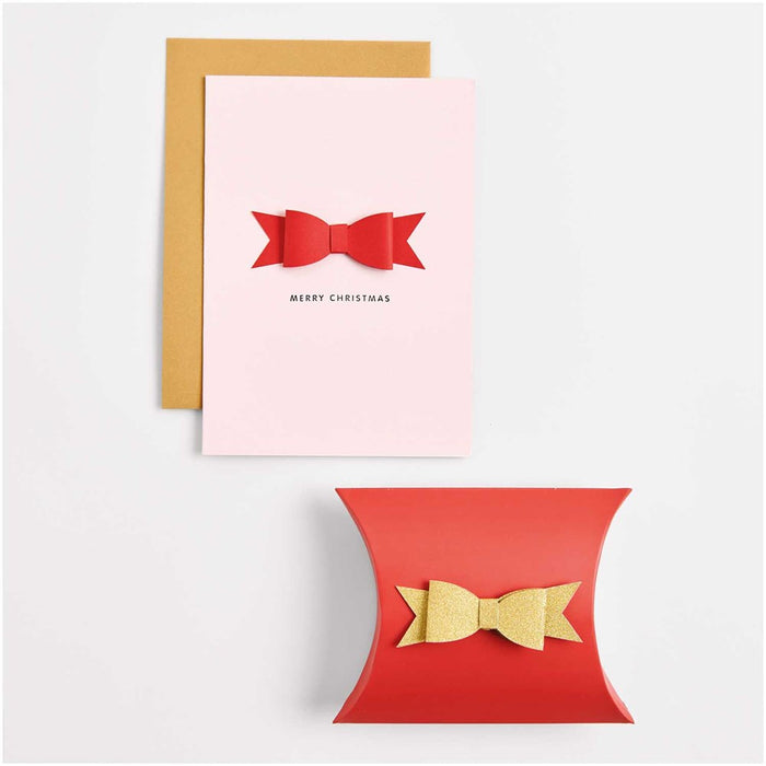 3D Stickers Bows Red