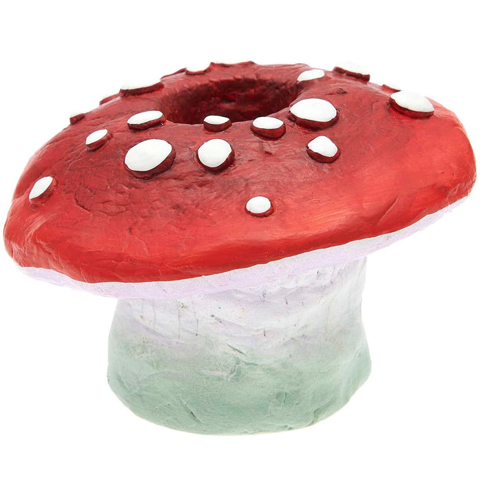 Candle Holder Fly Agaric Made Of Cement