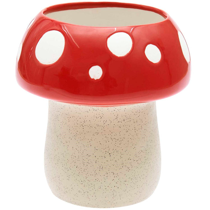 Ceramic Vase Ceramic Vase Fly Agaric Ø 14.5 cm H 15 cm