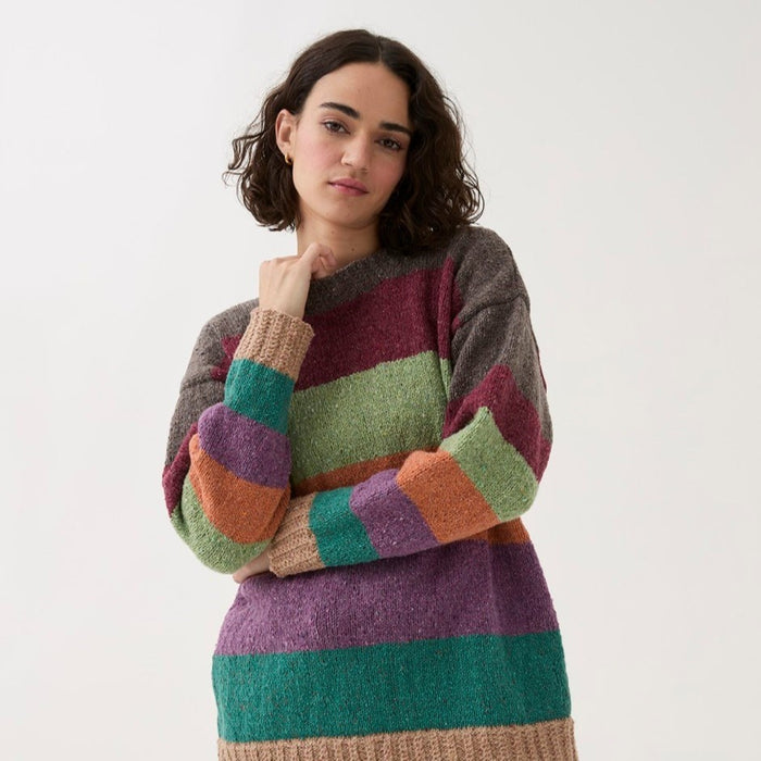 Timeless Striped Sweater Knitting Pattern