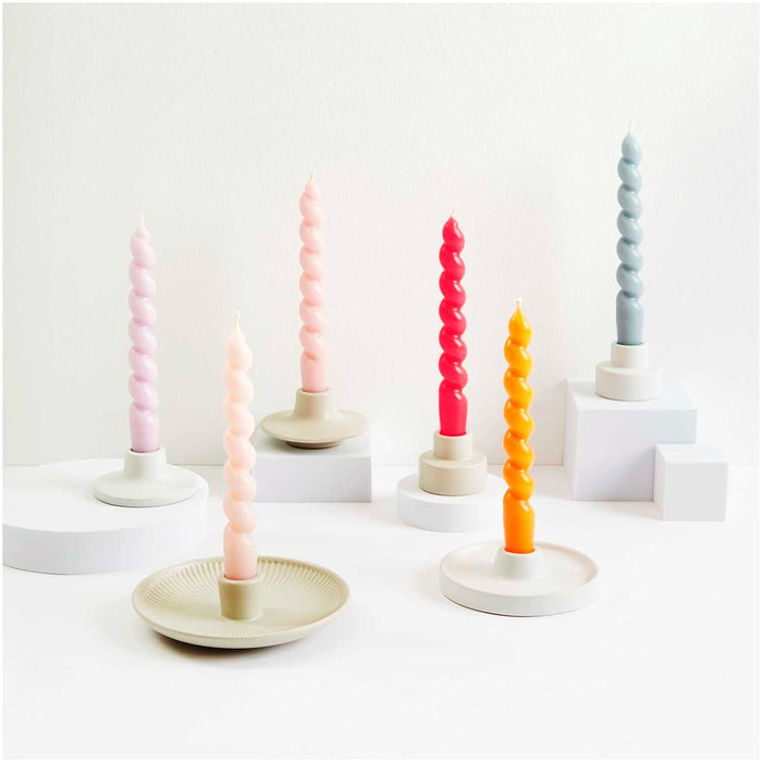 Rico - Spiral Candle - Soft Lilac