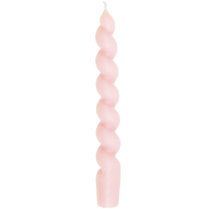 Rico - Spiral Candle - Soft Mauve