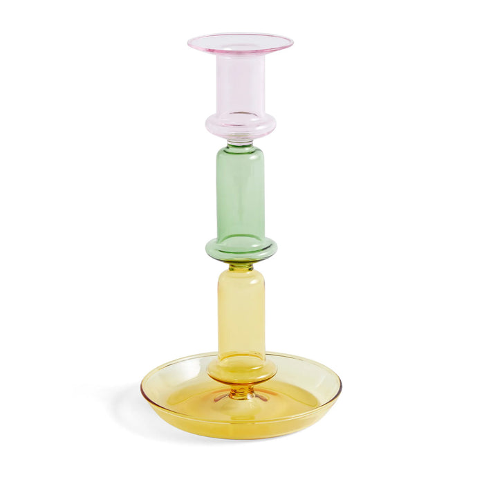 Flare Tall Candleholder- Rainbow