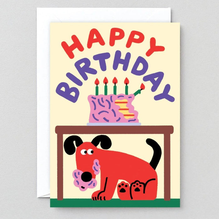 Dog Ate All The Cake Birthday Card