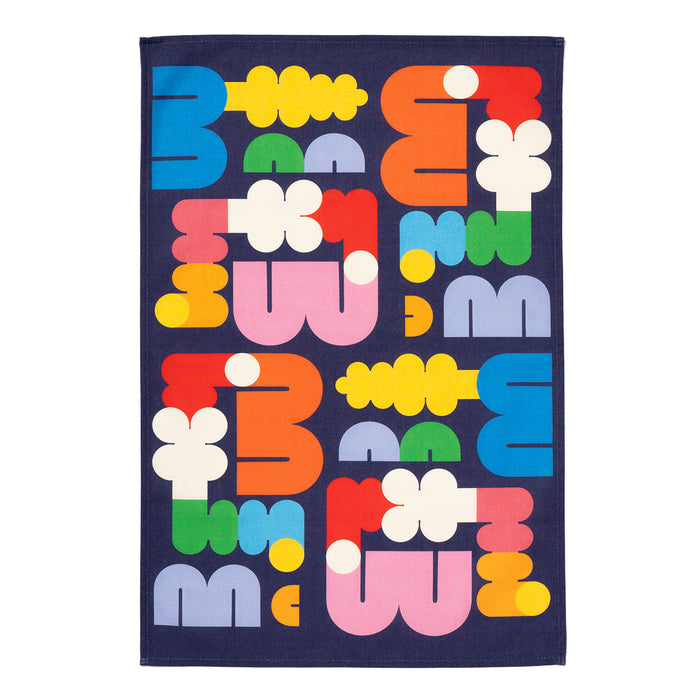 Colour Push - Tea Towel