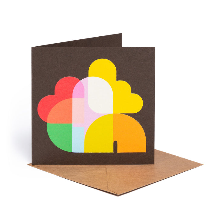 Shapes Greetings Card