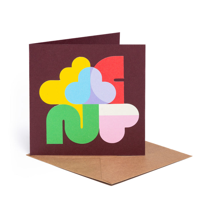 Shapes Greetings Card