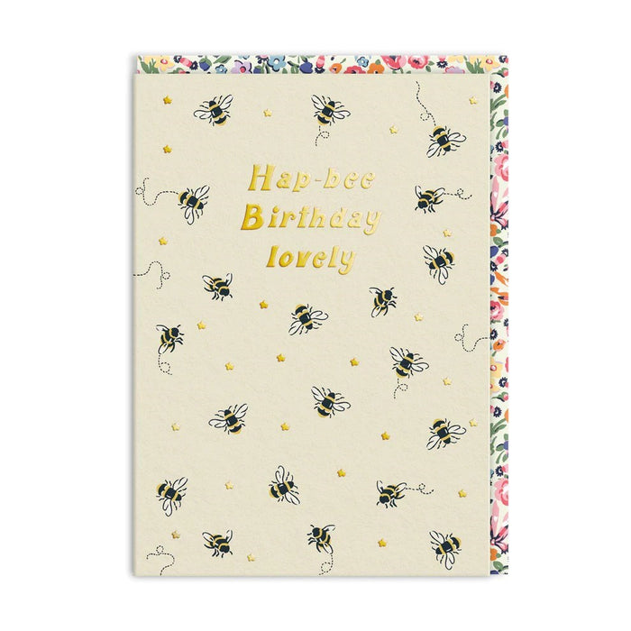 Cath Kidston Hap-bee Bees Birthday Card