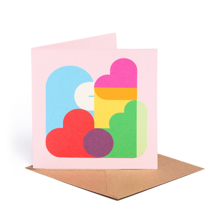 Shapes Greetings Card