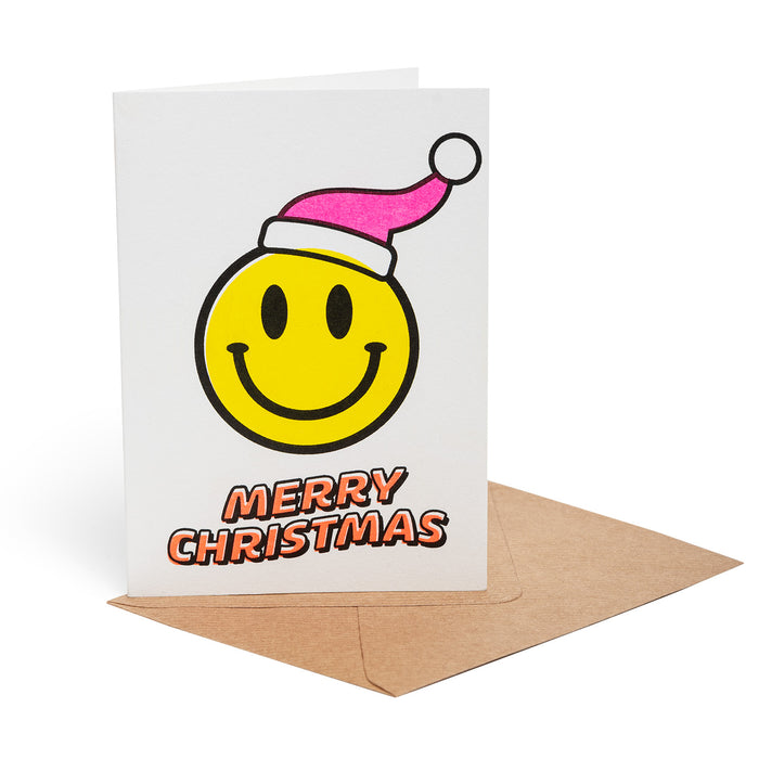 SMILE HAT Merry Christmas Card