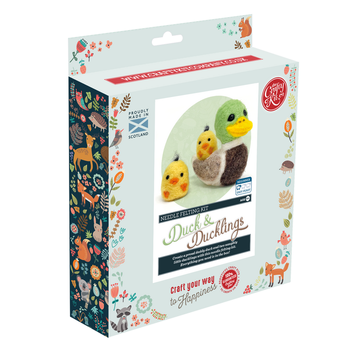 Duck & Ducklings Needle Felting Kit