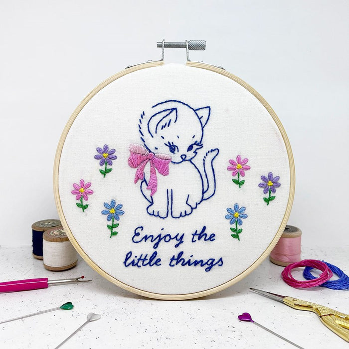 Enjoy The Little Things Embroidery Kit