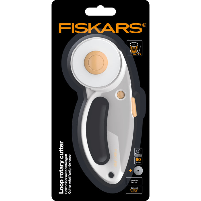 Fiskars Rotary Cutter Loop Titanium 60mm