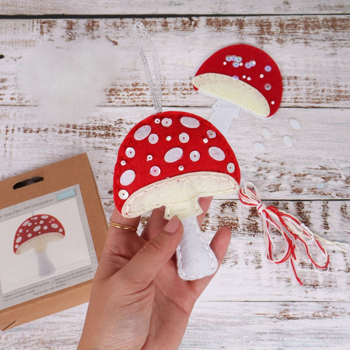 Felt Decoration Kit - Toadstool